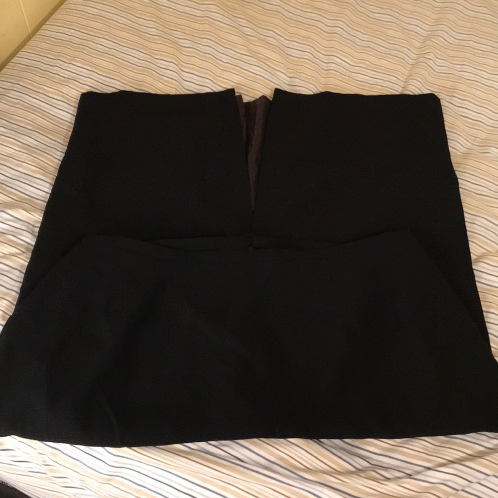 Long black straight skirt 22